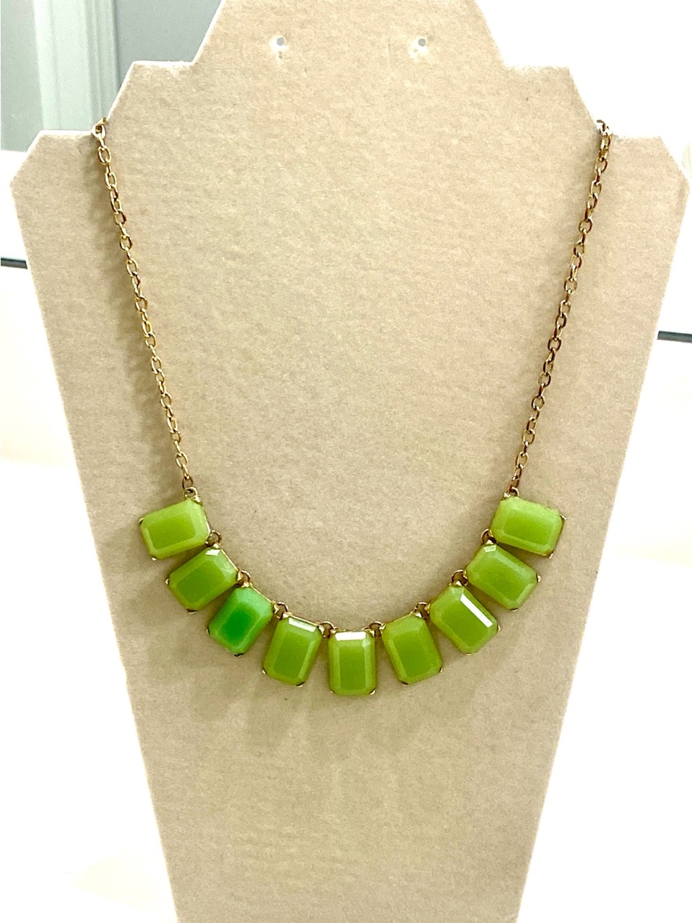 Green Statement Necklace - Women Jewelry